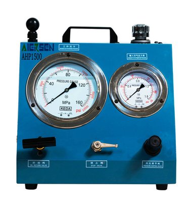 calidad  1200 Bar Hydraulic High Pressure Pump Steel Portable Pneumatic Pump fábrica